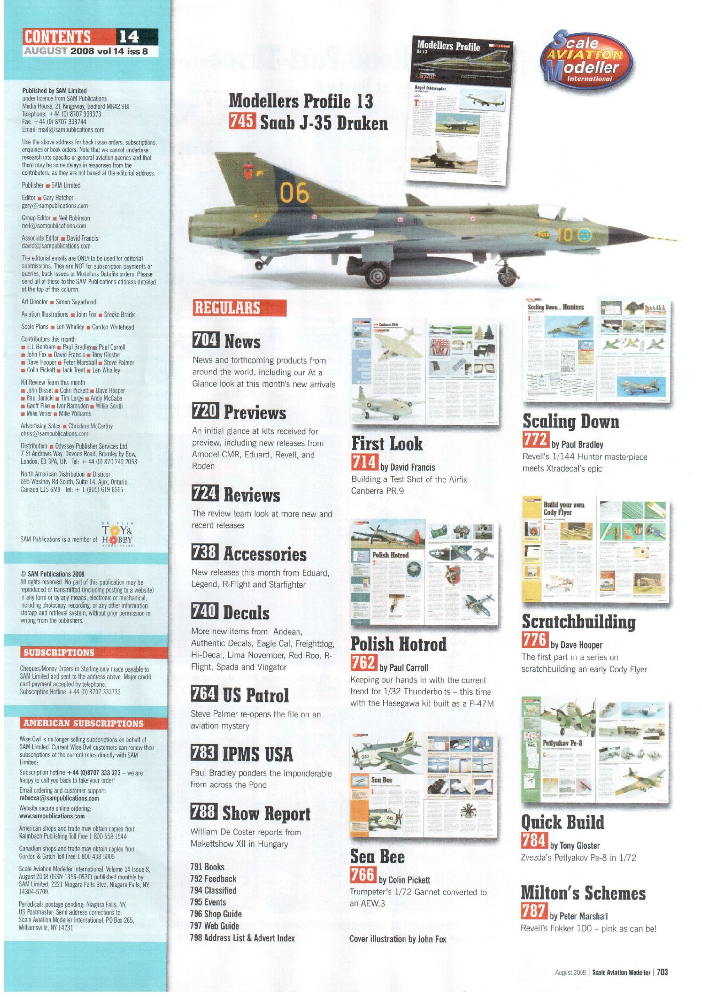 Scale Aviation Modeller International 2008-08